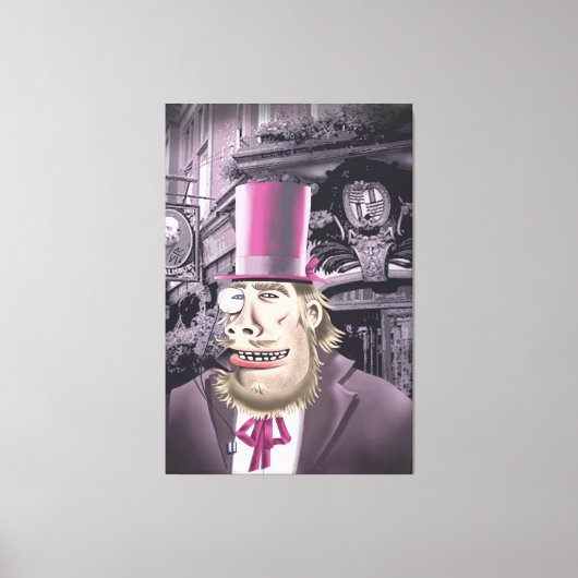 Hangen met hyde canvasafdruk canvas afdruk (Voorkant)