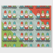 Hangen met mijn gnomen cadeaupapier (Vlak)