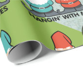 Hangen met mijn gnomen cadeaupapier (Rol Hoek)