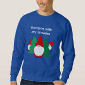 Hangen met mijn gnomen leuke lelijke kersttrui trui (Voorkant)
