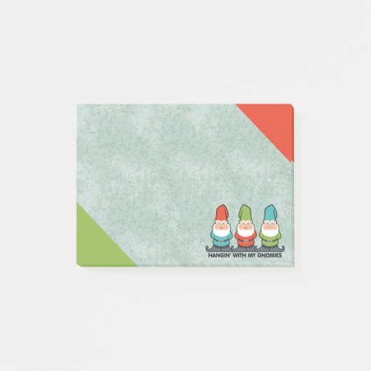 Hangen met mijn gnomen post-it® notes (Voorkant)