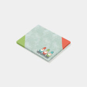 Hangen met mijn gnomen post-it® notes (Schuin)