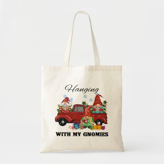 Hangen met mijn gnomen tote bag (Voorkant)