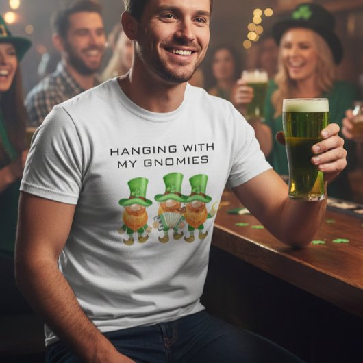 Hangen met mijn Gnomies Grappige St. Patrick's Day T-shirt