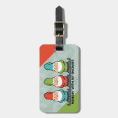 Hangen met mijn Gnomies Homies Bagagelabel (Voorkant verticaal)