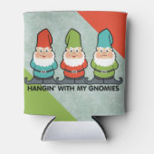 Hangen met mijn Gnomies Homies Blikjeskoeler (Voorkant)