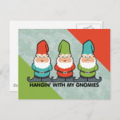 Hangen met mijn Gnomies Homies Briefkaart (Voorkant / Achterkant)