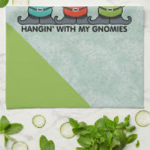Hangen met mijn Gnomies Homies Cute Kitchen Towel Theedoek (Gevouwen)