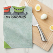 Hangen met mijn Gnomies Homies Cute Kitchen Towel Theedoek (Quarter Fold)