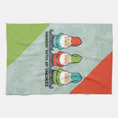 Hangen met mijn Gnomies Homies Cute Kitchen Towel Theedoek (Horizontaal)