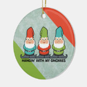 Hangen met mijn Gnomies Homies Keramisch Ornament (Links)