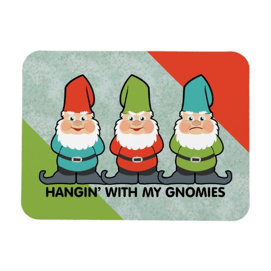 Hangen met mijn Gnomies Homies Magneet (Horizontaal)