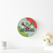 Hangen met mijn Gnomies Homies Ronde Klok (Huis)