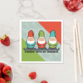 Hangen met mijn Gnomies Homies Servet (Insitu)