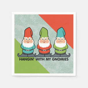 Hangen met mijn Gnomies Homies Servet