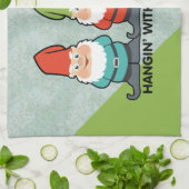 Hangen met mijn Gnomies Homies Theedoek (Gevouwen)