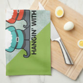 Hangen met mijn Gnomies Homies Theedoek (Quarter Fold)