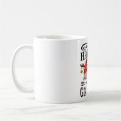 Hangen met mijn Gnomies-kerstgenoom Koffiemok (Links)