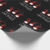 Hangen met mijn Gnomies Pset Garden-kerstfeest Cadeaupapier (Hoek)