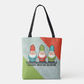 Hangen met mijn Gnomies vrienden Tote Bag (Achterkant)