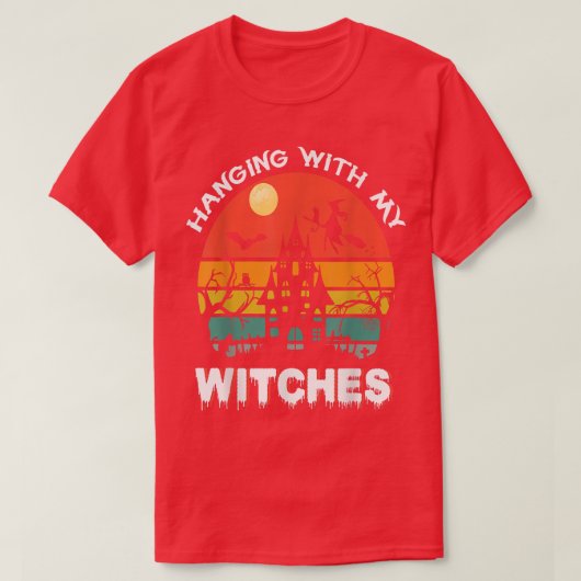 Hangen met mijn heksen t-shirt (Design voorkant)