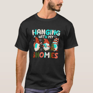 Hangen met mijn kabouters grappige kerst kabouter t-shirt