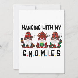 hangen met mijn kabouters kerst feestdagenkaart