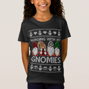 Hangen met mijn kerst-kutnomes van Gnomies T-shirt