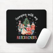 Hangen met mijn Nutcrackers Squad kerstballet Muismat (Met muis)