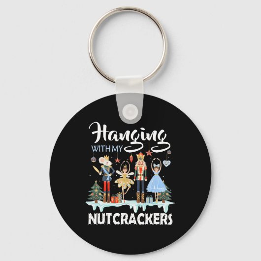 Hangen met mijn Nutcrackers Squad kerstballet Sleutelhanger (Voorkant)