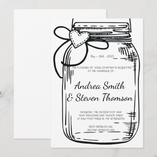 Hangen Metsen Pot Kaart (Voorkant / Achterkant)