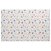 Hangen sterren Red Blue Silver Gold Stof (Yard (91,4 cm))