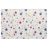 Hangen sterren Red Blue Silver Gold Stof (Fat Quarter)