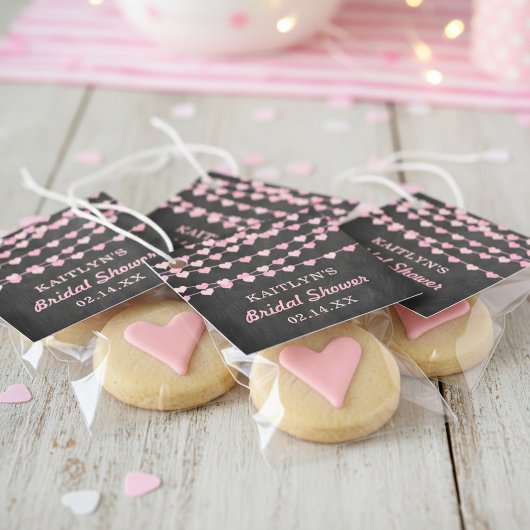 Hangen String Liefdes Hartjes Bruidsmeisjesfeest Bedankjes Labels