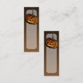 Hangen van pompoen, bladwijzer of visitekaartjes (Voorkant / Achterkant)