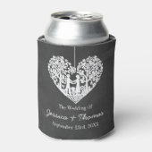 Hangend Collectie van de Hart Tree Chalkboard Wedd Blikjeskoeler