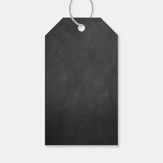 Hangend Collectie van de Hart Tree Chalkboard Wedd Cadeaulabel (Achterkant)