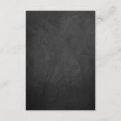 Hangend Collectie van de Hart Tree Chalkboard Wedd Informatiekaartje (Achterkant)