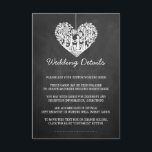 Hangend Collectie van de Hart Tree Chalkboard Wedd Informatiekaartje<br><div class="desc">Deze Detail Kaarten kunnen worden gepersonaliseerd voor uw speciale gelegenheid en zou de perfecte bijpassende insert voor een bruiloft suite, vrijgezellenfeest, verlovingsfeest, verjaardagsfeest en nog veel meer. Deze kaarten kunnen worden gebruikt om creëer Detail Kaarten, Gast Informatie Kaarten, Accommodatie Kaarten, Richting Kaarten, Gift Registry of Wishing Well Kaarten evenals Ceremony...</div>