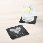 Hangend Collectie van de Hart Tree Chalkboard Wedd Kartonnen Onderzetters<br><div class="desc">Vier in stijl met deze elegante en zeer trendy bruiloft onderzetters. Het ontwerp is gemakkelijk te personaliseren met uw eigen formulering en uw familie en vrienden zullen blij zijn wanneer ze deze geweldige onderzetters zien. Overeenkomende objecten vindt u in de collectie.</div>