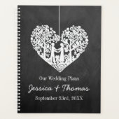 Hangend Collectie van de Hart Tree Chalkboard Wedd Planner (Voorkant)