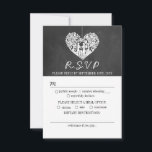 Hangend Collectie van de Hart Tree Chalkboard Wedd RSVP Kaartje<br><div class="desc">Dit krijtbord bruiloft collectie is ideaal voor elk stel van plan een romantisch huwelijksfeest. Deze RSVP-kaarten kunnen worden gepersonaliseerd voor uw speciale gelegenheid en zou de perfecte antwoordkaart maken voor elke bruiloft,  vrijgezellenfeest,  verlovingsfeest,  verjaardagsfeestje en nog veel meer. Overeenkomende bruidsartikelen zijn te vinden in het collectie.</div>