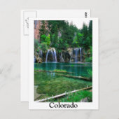hangend meer, Colorado Briefkaart (Voorkant / Achterkant)