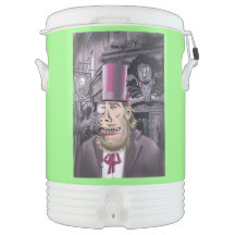 Hangend met Hyde groene Igloo drankkoeler