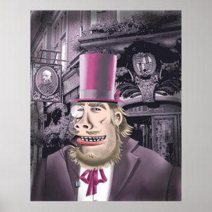 Hangend met Hyde matte waarde poster