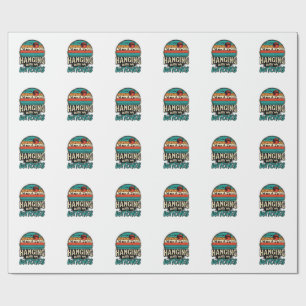 Hangend Met Mijn Heksen Vintage Halloween T-shirt Cadeaupapier