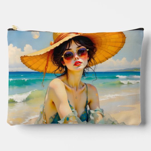 Hangend op het strand etui (Voorkant)