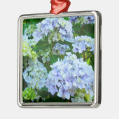 Hangend ornament Blauwe Hortensia Bloemen (Links)
