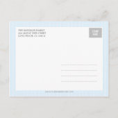 Hangende Afbeeldingen Geboorteaankondiging - Baby  Aankondigingskaart (Achterkant)