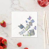 Hangende boeken Papier servet (Insitu)